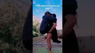 girl lift and carry boy easily