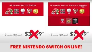 HOW TO GET NINTENDO SWITCH ONLINE FOR FREE!