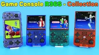 Game Console R36S Collection - Handheld And Retro | Unboxing & Review