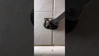 breaking a copper fitting off in the wall 