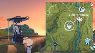 Secret sitting spot in Sumeru for taking pictures | Genshin Impact