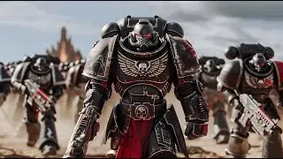 10,000,000 CHAOS DAEMONS vs SPACE MARINE COAST DEFENSE - WARHAMMER 40K - UEBS 2