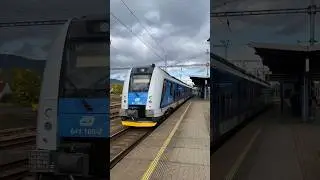 Regiopanter train departure 🇨🇿 | Škoda 7Ev