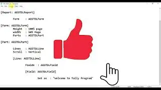 T1|Basic Coding Structure of TallyERP TallyPrime AGSTECH Learning TDL | Tally TDL Tutorials learning