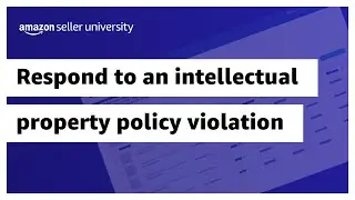 Respond to an intellectual property (IP) policy violation