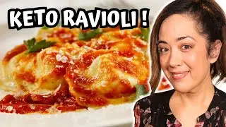 2- Ingredient Keto Cottage Cheese Ravioli Shells!