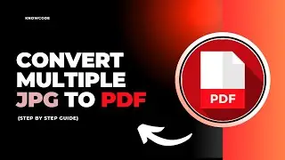 How to convert a multiple jpg to pdf (Step By Step)