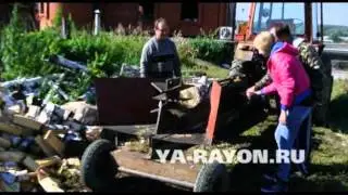 В Колмогорово изобрели дровокол