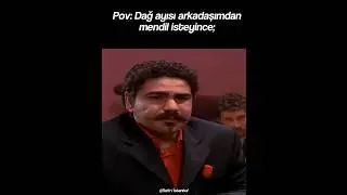 Pov: Dağ ayısı arkadaşımdan mendil isteyince