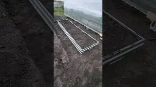 Грядка из профиля для гипса.