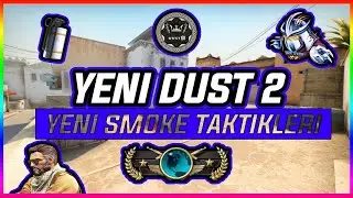 DUST II SMOKE TAKTİKLERİ! CS:GO'DA MİDDEN CT SMOKLAMA!