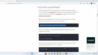 Installation Laravel version 10