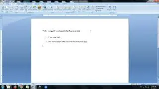 How to use Indian Rupees ₹ Symbol in MS Word
