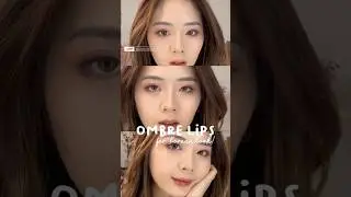 3 WARNA OMBRE LIPS UNTUK KOREAN LOOKS ✨💋 #lemon8indonesia #makeup #ombrelips #shorts