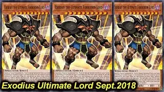 【YGOPRO】EXODIUS THE ULTIMATE FORBIDDEN LORD DECK *september 2018*
