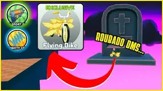GIREI A ROLETA DO OBBY BIKE 40 VEZES E PEGUEI A FLYING BIKE - roblox