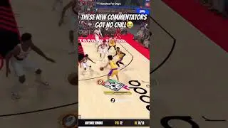 These New Commentators Got NO Chill😂😂#2k24 #2kcommunity #fypシ #viral #trending