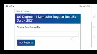 Rayalaseema University 1st Semesters Regular results 2021|RUK 1st semester results 2021
