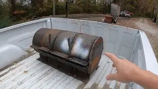 DIY SMOKEHOUSE: Part one- firebox!!