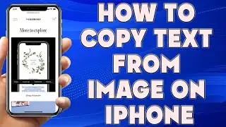 How to Copy Text From Image on iPhone | Extract Text From Image iPhone