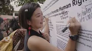 Watch forum highlights: Journalism and the fight for truth and human rights