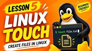 How to Create Files in Linux | touch Command Explained — Lesson 5
