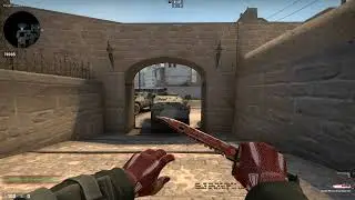 CS:GO BAYONET M9 CRIMSON WEB WELL-WORN | SKIN SHOWCASE