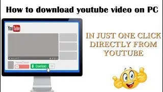 How to download youtube video in computer | One Click Download |  💻👍🏻