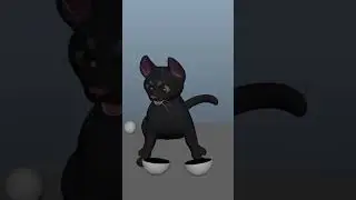 Лицевая анимация котика (все любят котиков ) автор : Micah Breitweiser 