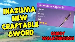 Amenoma Kageuchi Quest | Farmer's Treasure + Sakura Cleansing FULL Walkthrough - Genshin Impact