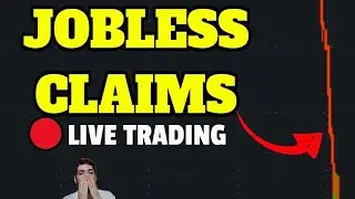 🔴LIVE: JOBLESS CLAIMS DATA 8:30AM | WILL THE MARKET CRASH? TRADING GME TSLA