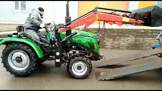 Минитрактор Рустрак XT-244 (24 л.с.) ВОМ с фронтальным погрузчиком ❗❗❗