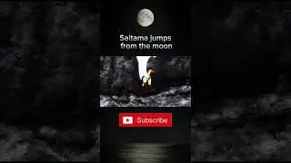 Saitama jumps from the moon             |OPM edit #2 | #onepunchman  #anime