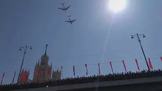 Парад Победы 2019. Репетиция. Устьинский мост. Авиация.