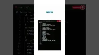 CSS Text Hover Animation Tutorial
