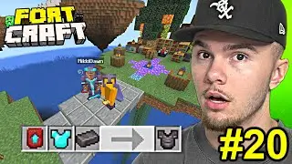 I Finally Got NETHERITE Armor! (FortCraft Ep.20)