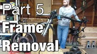 Frame & Front Wheel Removal - Honda Moto Fugazi Build Part 5