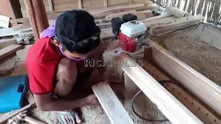 assembling a corn thresher