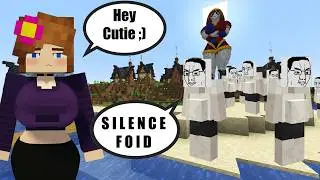 I trapped 100 Chuds on Jenny Mod Island in Minecraft