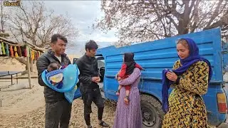 Nomadic Heartache: Azam and Mahmoud's Tearful Farewell to Ali and Fatima