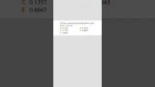 Standard Normal Distribution Find Probability Basic Example | Maths Methods