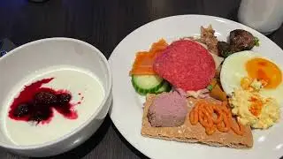 北欧ホテルの朝食バフェ - ① Radisson Blu Scandinavia Hotel Breakfast Buffet, Oslo, Norway