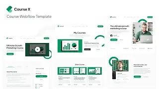 Course X - Online Course Webflow Template | BRIX Templates