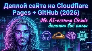 Деплой сайта на Cloudflare Pages + GitHub (2026): два AI-агента Claude делают всё сами