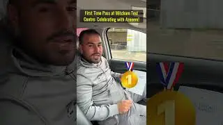 First Time Pass at Mitcham Test Centre: Celebrating with Azeeem! #DrivingTestSuccess #FirstTimePass