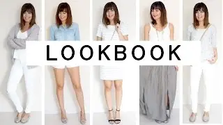 SPRING & SUMMER LOOKBOOK | Sommerkleidung / Sommer Outfits | white is the new black | JucePauline