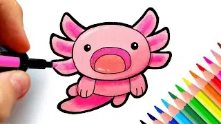 Comment dessiner un Axolotl !