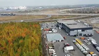 Съемки с дрона - район Кольцово (салон ГАЗ Автосила)