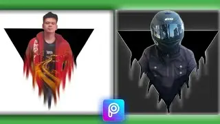 Triangle Pop-out Effect Tutorial part 2, PicsArt triangle pop out effect tutorial