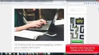 10 Online Tools to Create Engaging Content Your Readers Will Share